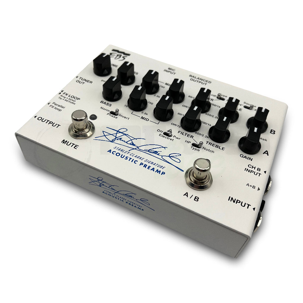 acoustic bass pedal EBS Stanley Clarke Signature Acoustic Bass Preamp