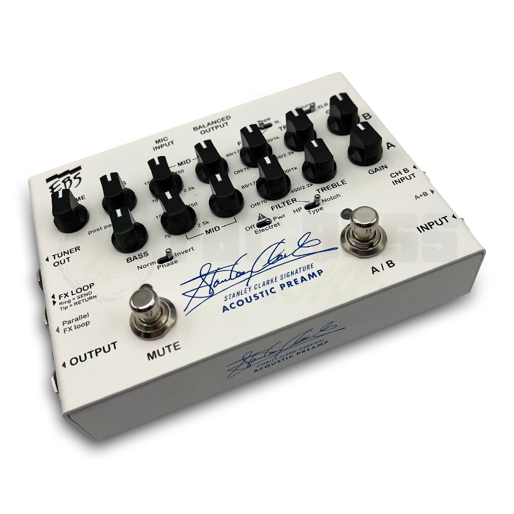 acoustic preamp pedal EBS Stanley Clarke Signature Acoustic Bass Preamp