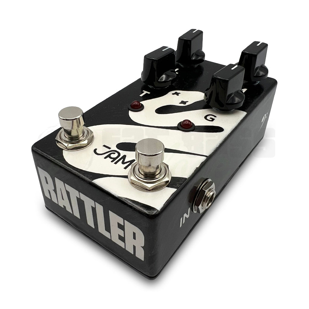 front right view of JAM Pedals Rattler Bass Distortion Pedal