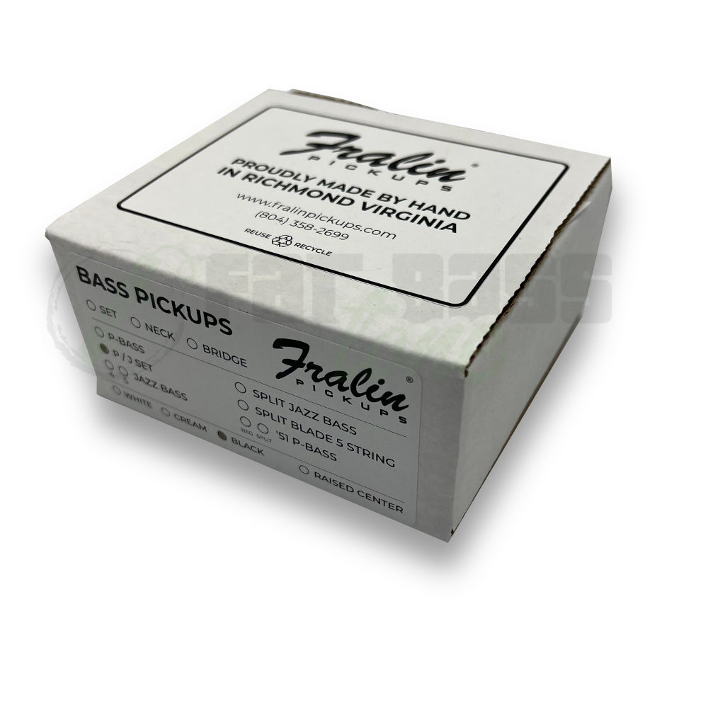 photo of box for Lindy Fralin 4 string PJ bass pickups