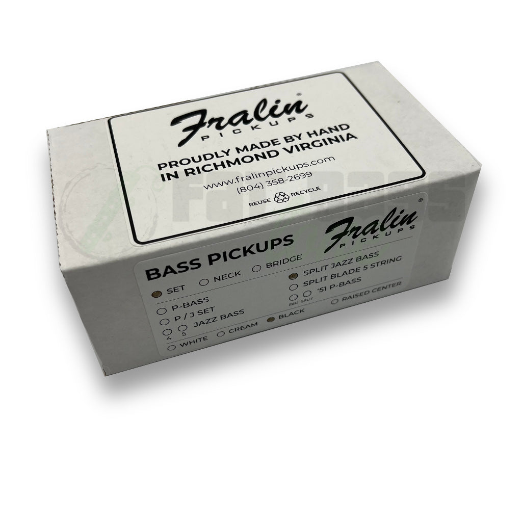 box view of Lindy Fralin 4 String Split Jazz Bass Pickups