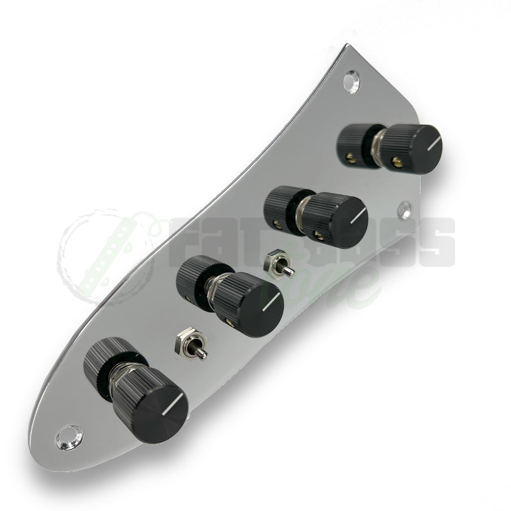 front view of Lusithand Double NFP Jazzplate Filter Preamp Jazz Bass Deluxe®