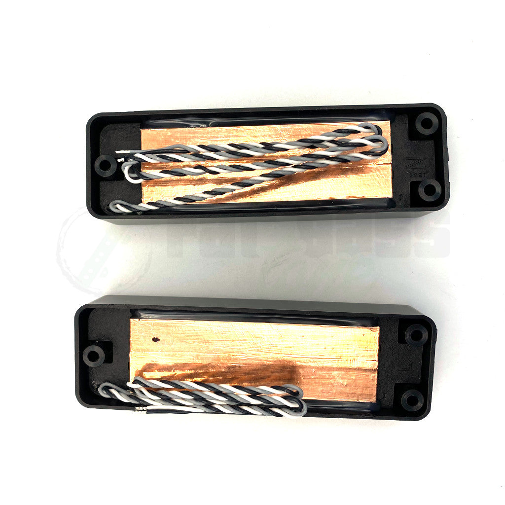 View of Back top of Nordstrand Big Blade 5 Bass Pickups
