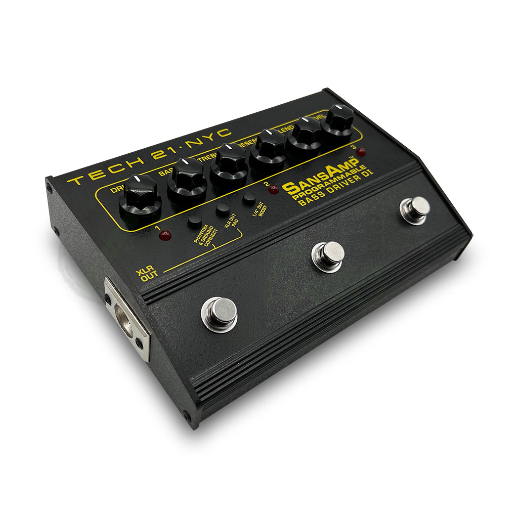 Tech 21 NYC Sansamp Programmable Bass Driver DI Pedal